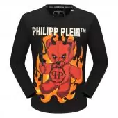 round neck sweaters philipp plein mens designer angry teddy bear round collar